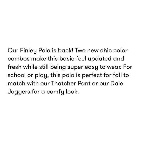 MAISON ME Finley Long sleeve Polo Oat/Slate Blue Size 7 - Picture 4 of 4